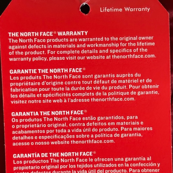 The North Face GORE TEX Red Raincoat - Picture 9 of 15